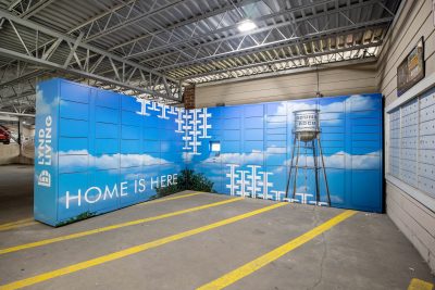 Package Lockers at Round Rock apartments